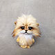 Teddy Animals: Badger Kitten. Teddy Toys. VaKulina (Valentina) Teddy Bear. Online shopping on My Livemaster.  Фото №2