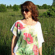Author's blouse 'Poppies' - batik, Blouses, Slavsk,  Фото №1