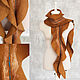  Felt scarf 'Cinnamon'. Scarves. Katherine Markina (markinaek). Online shopping on My Livemaster.  Фото №2