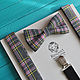 Tie grey plaid suspenders are the Pride of Ireland, Suspender, Moscow,  Фото №1