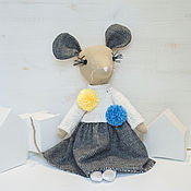 Куклы и игрушки handmade. Livemaster - original item Tilda Animals: Mouse tilde. Handmade.