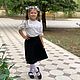 Заказать  Блуза. Наряды детям My little princessИрина. Ярмарка Мастеров. . Школьная форма Фото №3