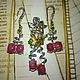 Order Set 'Cherries' with pink rubies and chrome diopsides. SELENA. Livemaster. . Jewelry Sets Фото №3
