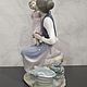 Винтаж: "Мать и дочь", Nao Lladro. Статуэтки винтажные. Елена thing_with_history. Интернет-магазин Ярмарка Мастеров.  Фото №2
