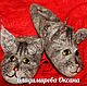 Валяные тапочки - котики. Тапочки. валенки Vladimirova Oksana. Интернет-магазин Ярмарка Мастеров.  Фото №2