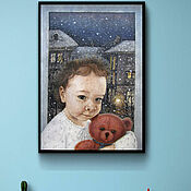 Картины и панно handmade. Livemaster - original item Portrait of a baby photo. Handmade.
