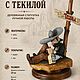 "Мексиканец с текилой" - деревянная интерьерная статуэтка. Статуэтки. Art Branch Org (ArtBranchOrg). Ярмарка Мастеров.  Фото №15