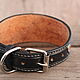 Leather dog collar 'Falkor startrek'. Dog - Collars. Narmo leather workshop.. My Livemaster. Фото №4