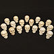 Beads close to anatomically correct skull shape
