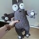 Кот Саймон, Амигуруми куклы и игрушки, Щербинка,  Фото №1