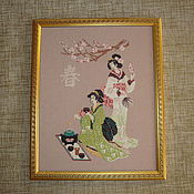 Картины и панно handmade. Livemaster - original item " Tea ceremony". Handmade.