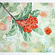 Grenades, bloom, watercolor. Pictures. Faina-art. Online shopping on My Livemaster.  Фото №2