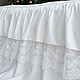 VALANCE-bed skirt with two rows of lace, Valances and skirts for the bed, Cheboksary,  Фото №1