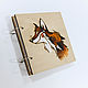 Order Copy of Copy of Sketchbook wood cover 16x16sm "Siren". EVAG. Livemaster. . Sketchbooks Фото №3