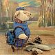Тедди-пёсик Бублик. Мишки Тедди. Teddimaq. Ярмарка Мастеров.  Фото №5