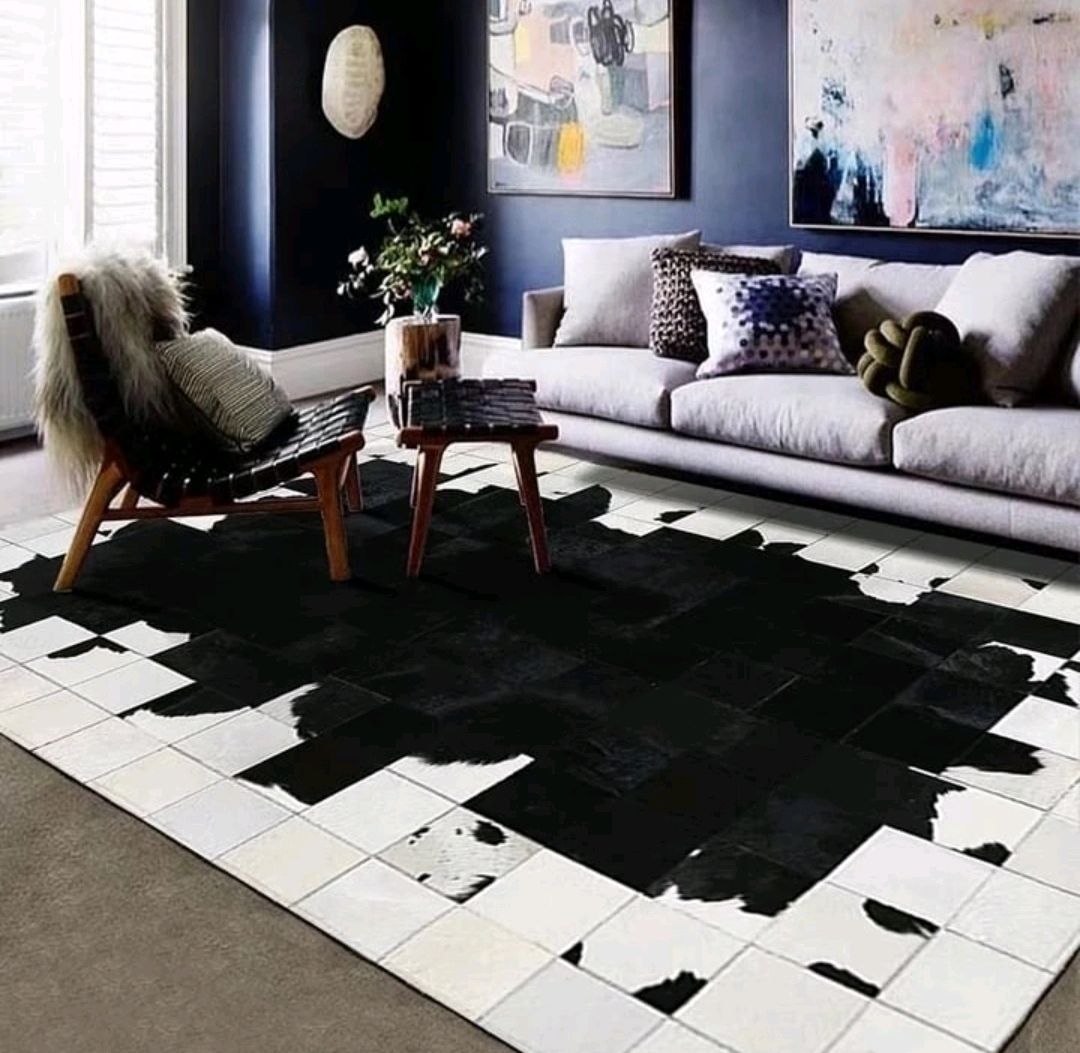 Ковёр из коровьих шкур Luxury Patchwork в интернет-магазине Ярмарка ...