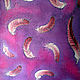 Scarf batik silk 'Feathers', Scarves, St. Petersburg,  Фото №1