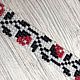 Bracelet braided: Bracelet 'Flower path' made of beads. Braided bracelet. Kairos. My Livemaster. Фото №4
