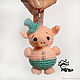 Order Runasimi pig keychain toy pendant. sToryToys. Livemaster. . Stuffed Toys Фото №3