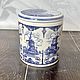Винтаж: Delft Blue Керамическая банка "Мельницы", Кухонная утварь винтажная, Москва,  Фото №1