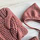 Заказать Вязаный комплект на 0-3 месяца. safina_knit. Ярмарка Мастеров. . Комплект одежды для выписки Фото №3
