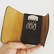 Genuine leather key holder with card slot, Housekeeper, Armavir,  Фото №1