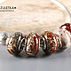 Заказать Горячий шоколад - набор 5 бусин lampwork Branzuletka - шармы браслет. Чигвинцева Ирина Lampwork (Branzuletka). Ярмарка Мастеров. . Комплекты украшений Фото №3