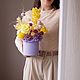 Цветы стабилизированные в шляпной коробке. Цветы. Driedflowers_spb (Анастасия). Интернет-магазин Ярмарка Мастеров.  Фото №2