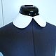 Order Removable collar universal white crepe. ERIO SHOP. Livemaster. . Collars Фото №3