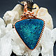Orgonite pendant, amulet with zoisite and rock quartz. Amulet. Worldorgonite. My Livemaster. Фото №4