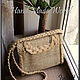 Bag of burlap. Classic Bag. Julia. My Livemaster. Фото №4