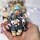 Интерьерная кукла ручной работы. Игрушки. Tavifas-toys. Интернет-магазин Ярмарка Мастеров.  Фото №2