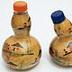 Расписанная бутылка из тыквы, Бутылки, Геленджик,  Фото №1