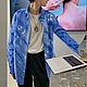  Рубашка tie-dye oversize из 100% хлопка. Рубашки. Софья Чудо. Ярмарка Мастеров.  Фото №5