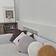 Подушка круглая вязаная. Подушки. decor.pero. Интернет-магазин Ярмарка Мастеров.  Фото №2