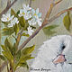 Oil painting birds ' Tenderness of feelings'. Pictures. yuliabogun. Online shopping on My Livemaster.  Фото №2