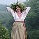 'Lyuborada ' traditional breast sundress, Costumes3, Bryansk,  Фото №1