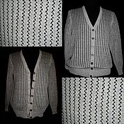 Одежда handmade. Livemaster - original item Knitted from flax .Openwork track jacket. Handmade.