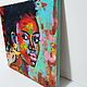 African Girl Oil painting Black Woman buy painting. Pictures. Vladyart. My Livemaster. Фото №4