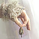 Small flashlight pendant with black star sapphire, gold beads, Pendant, Bryansk,  Фото №1