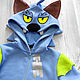 Leon Werewolf Bravo Stars Wolf Sweatshirt, Sweatshirt for Boy. Sweatshirts and hoodies. Lara (EnigmaStyle). My Livemaster. Фото №4