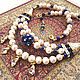 Order Necklace 'Dream of Maharaja' (pearls, lapis, stones). Pani Kratova (panikratova). Livemaster. . Necklace Фото №3