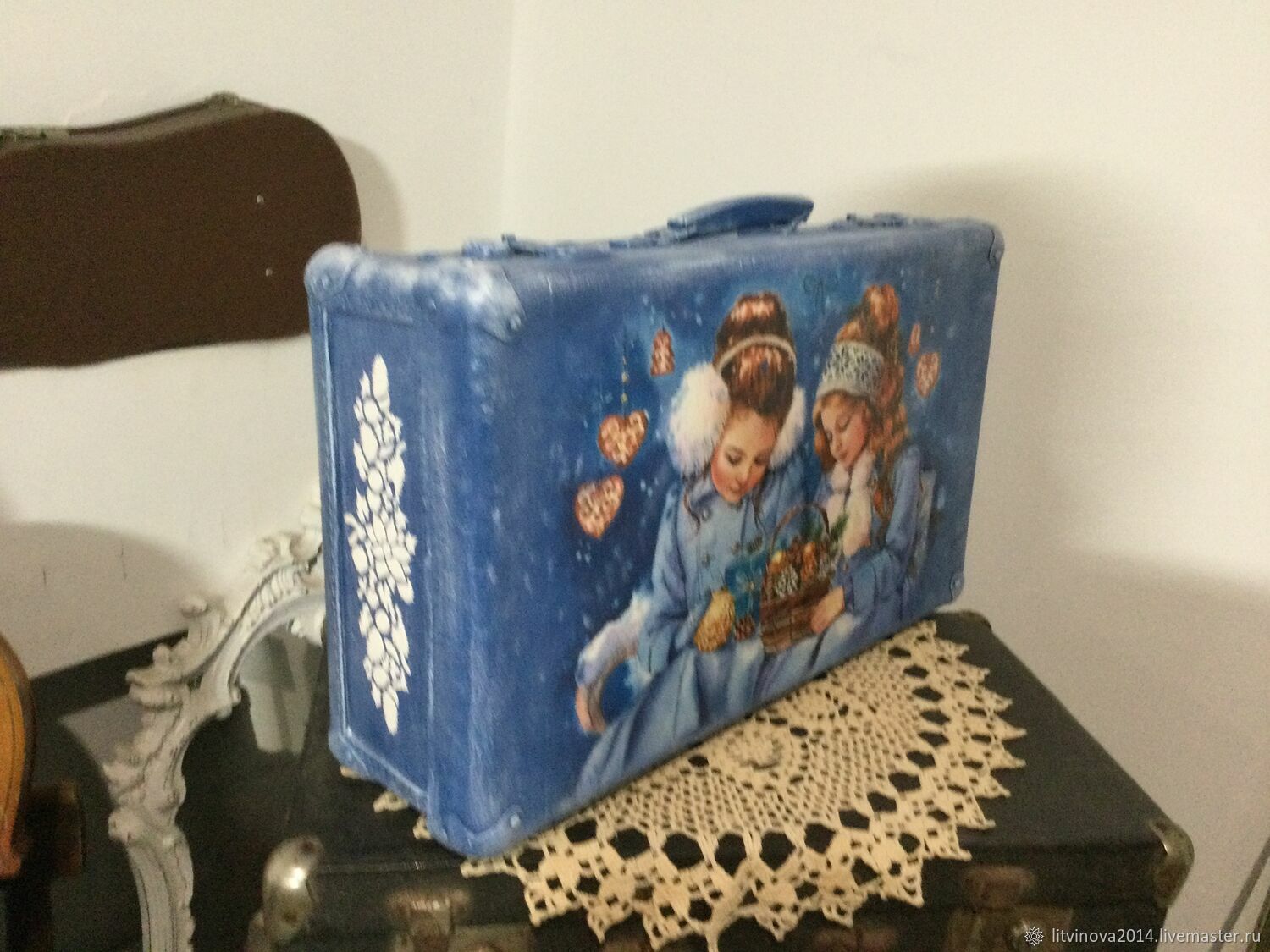  винтажный чемодан для елочных игрушек, Чемодан, Краснодар,  Фото №1