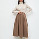 Order Polka Dot Cotton Midi Length Skirt. ivavavilonskaya. Livemaster. . Skirts Фото №3