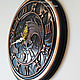 Metal wall clock, polished copper, round. Watch. KancyrevDecoration. My Livemaster. Фото №4