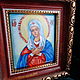 Folk Souvenirs: Painting on enamel.The Icon 'Tenderness'. Souvenirs3. Enamel63. Online shopping on My Livemaster.  Фото №2