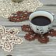 Trio Coffee with milk. Briggsae lace, Interior elements, Grodno,  Фото №1