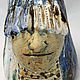Decorative sculpture: ' Shaman'. Figurines. Ceramics and painting (kypasyatina). My Livemaster. Фото №5