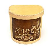 Для дома и интерьера handmade. Livemaster - original item Bread box-box made of birch bark 