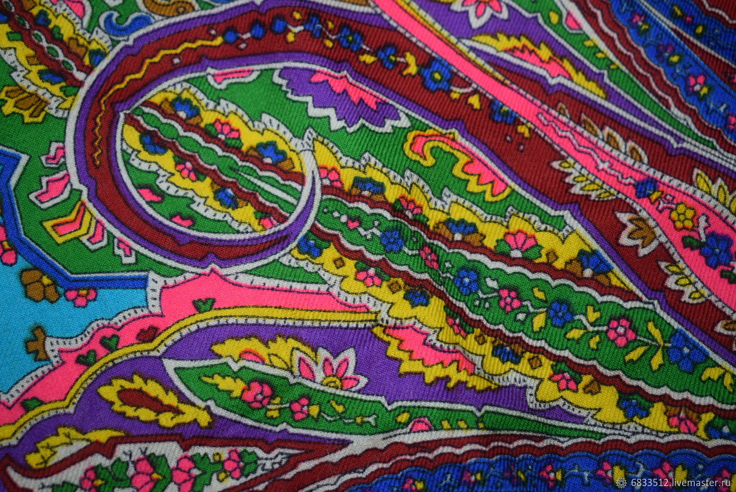 Шерсть: Караван павловопосадский лоскут, уплотненка купить в интернет ...